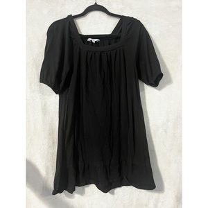 BLACK BABY DOLL DRESS
